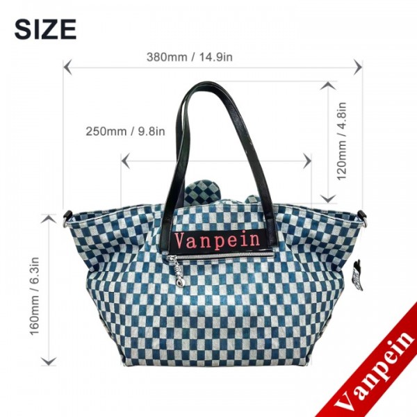  Vanpein Lightweight Foldable Canvas Duffle Bags for Traveling, the Gym, and as Sports Equipment Bag & Organizer for Men & Women 